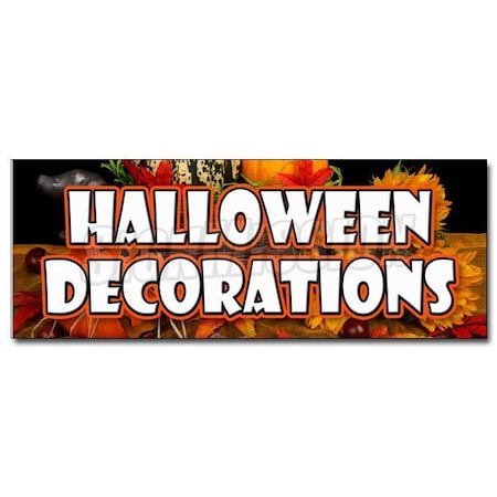 HALLOWEEN DECORATIONS DECAL Sticker Masks Trick Or Treat Holiday Pumpkins